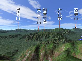 音羽山から北・西方面