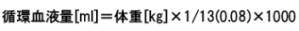 循環血液量