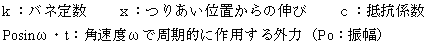 単振動モデル