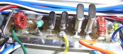 水晶振動子や VXO コイル用基板