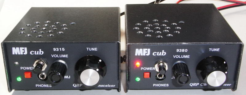 MFJ-9315K(左) と MFJ-9380K(右)