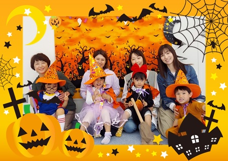 《リトミック》みんなでハロウィン集合写真♪