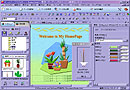 「ホームページ・ビルダー」のインターフェース画像へのサムネイル