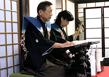 人形浄瑠璃 一日体験教室にて ５枚目