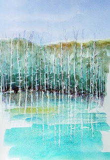 北海道・青い池