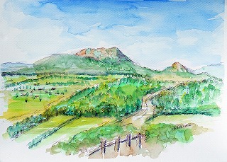 有珠山と昭和新山