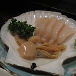 ほたてのお刺身です。