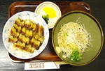 更科そば-穴子丼セット