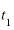 t_{1}