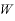 W