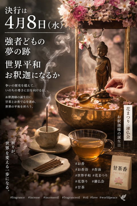 花まつり2026お釈迦様お誕生日