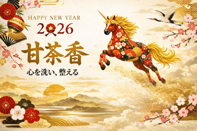 202601010000　甘茶香　心を洗い整える