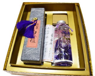 淡路梅薫堂の白檀お線香セット お供えハーバリウム s ミニ 喪中見舞い お供え物 贈り物 進物線香 お花 プリザーブドフラワー フラワリウム ギフトボックス お供え花 5000 ( 白檀 )