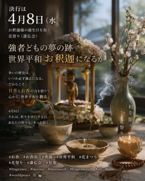 花まつり2026お釈迦様お誕生日