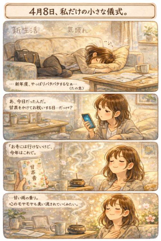 花まつり甘茶香お祝い2026