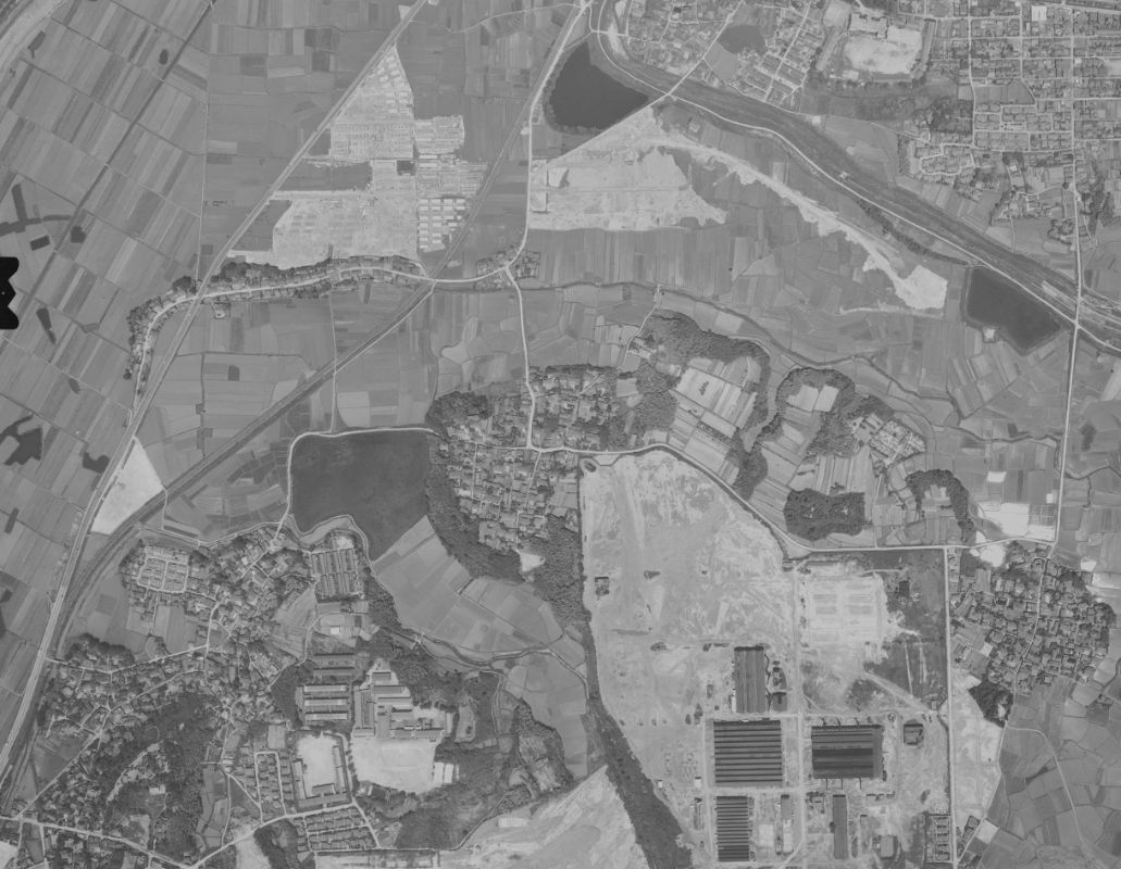 1961年の空中写真