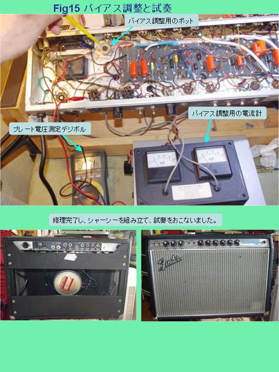 Fig.15 Bias adjustment and final assemble