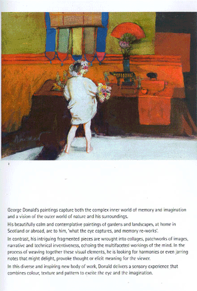 George Donald 's  New work at BOHUN Gallely 2