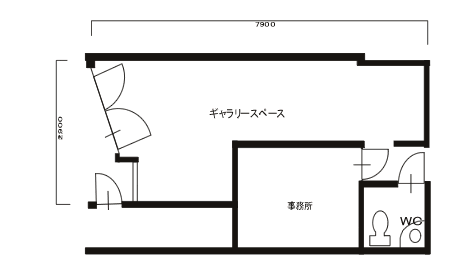 ギャラリー平面図