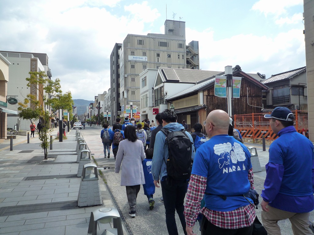 2019年3月31日自閉症啓発ウオーク奈良市三条通り