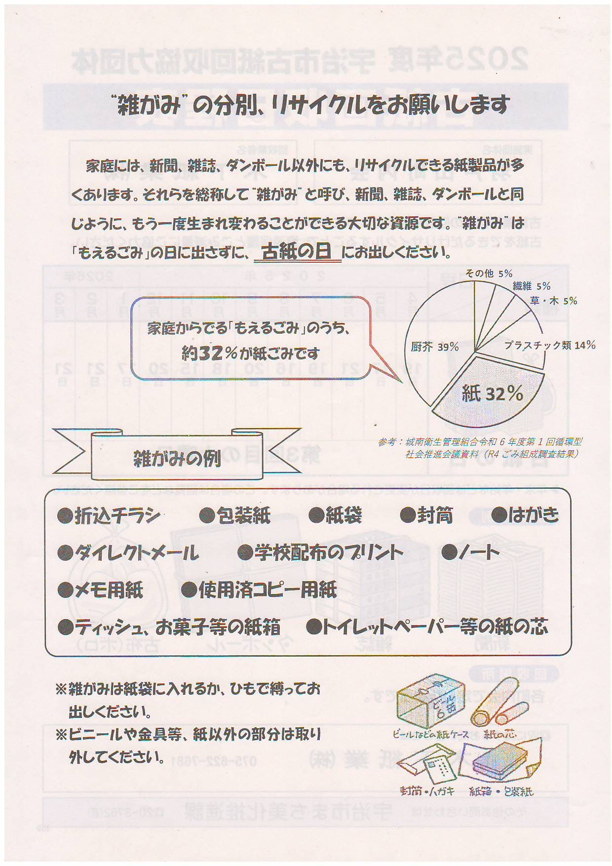 雑紙回収