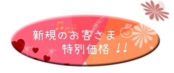 新規のお客様　特別価格