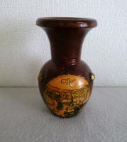 B-23 焼き絵花瓶