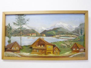 T-03 浮き彫り油絵