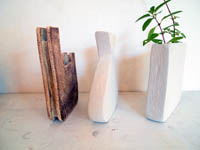 pottery studio axis mundi イトウ サトミ 平面立体花器