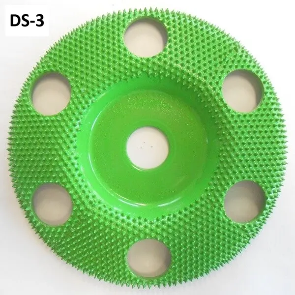ディスクグラインダー用刃物 フラットタイプ 100mm(細目) - 正面