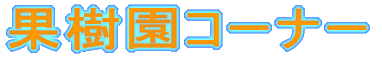 果樹園コーナー