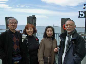 ニューヨーク旅行その2宮下先生と奥様と私たちの写真