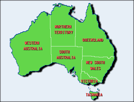 Map of Australia