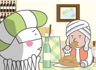 「ワ、ワタクシの気のせいでなければですが・・・」「やはりカレーはンマいですねぇ、カーニボン」