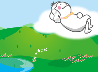 「いやぁ、緑のハートを堪能いたしましたぁ~」「はて、ミヅーラさまはどこへ行ったのやら・・・」