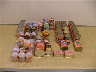 缶詰いろいろ
