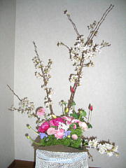 お花見アレンジ