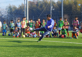 前園真聖のサッカー教室