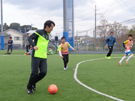 山口素弘のサッカー教室