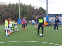 山口素弘のサッカー教室