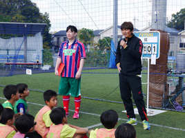 岩本輝雄の子どもサッカー教室