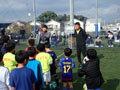 小倉隆史のサッカー教室
