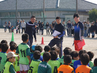 前園真聖のサッカー教室