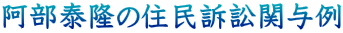 阿部泰隆の経歴