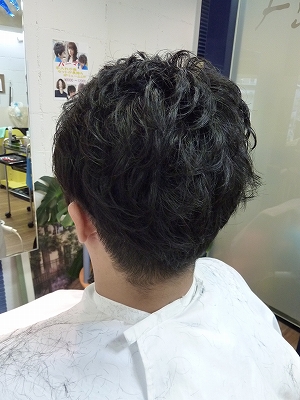 ショートヘア縮毛矯正