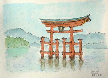 趣味の水彩画