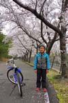 播磨中央公園のサイクリングロードで