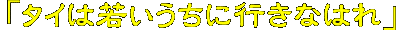 u^C͎ႢɍsȂ͂v