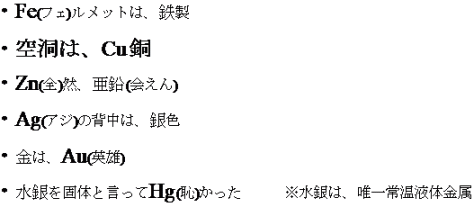 基礎化学５ 周期表と物質の性質