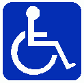 障害者アクセス可能のシンボルマーク